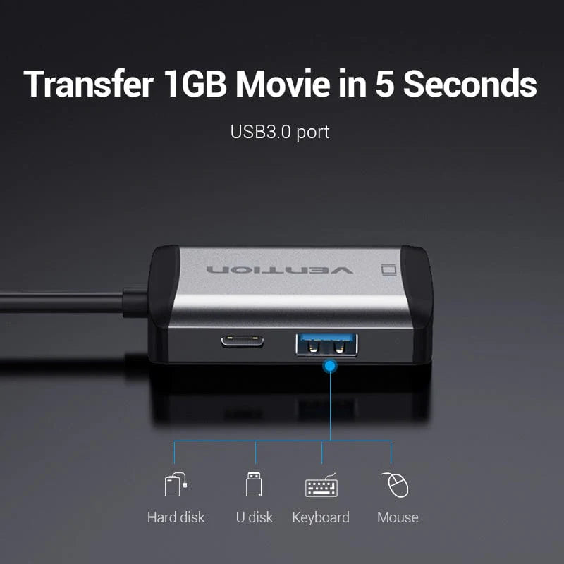 Buy Vention multiport USB-C dock for laptop and phone
