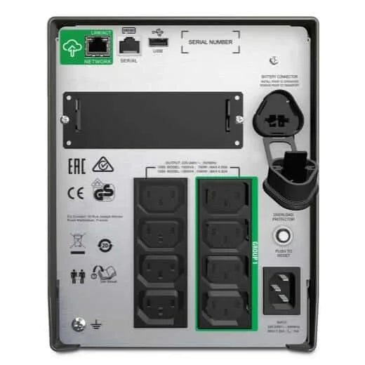 Reliable APC Smart-UPS Tower UPS with surge protection
