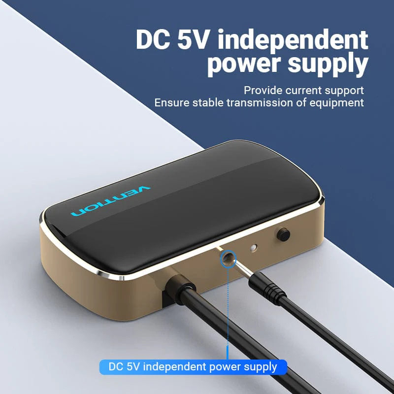 Vention VGA Splitter 1M Black for Monitors and Projectors
