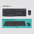 Silent wireless keyboard and mouse combo for office and home
