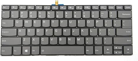 OEM Lenovo Flex 5 series US keyboard with backlight
