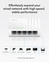 Durable CUDY 8-port networking switch for multiple devices
