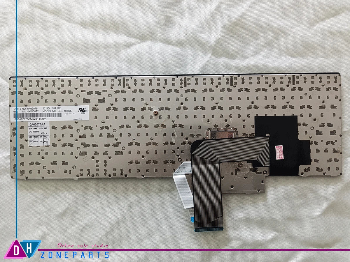 Genuine Lenovo E520 replacement keyboard black
