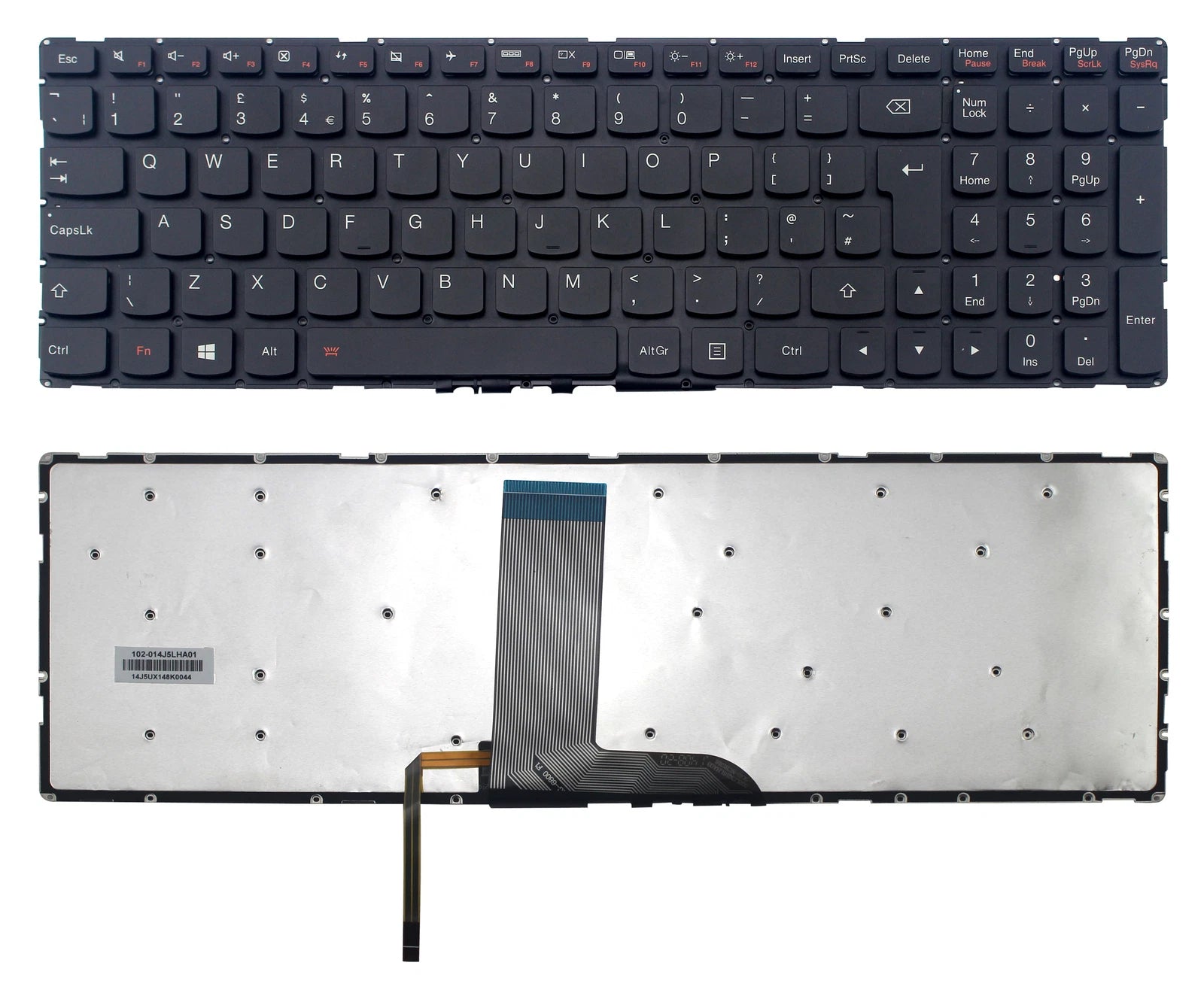 Backlit US keyboard for Lenovo Yoga 500-15
