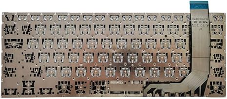 Replacement keyboard for Asus X407UBR black

