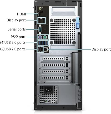 Dell 7050 MT 8GB RAM Office Desktop
