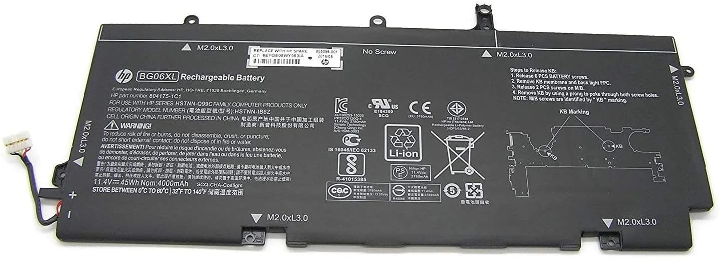 Original HP BG06045XL laptop battery