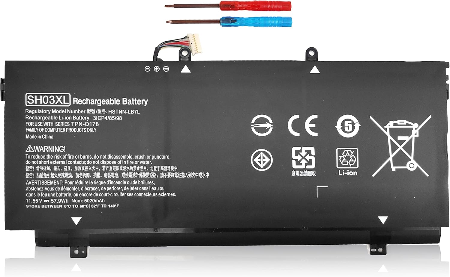 Buy original HP CN03XL replacement battery