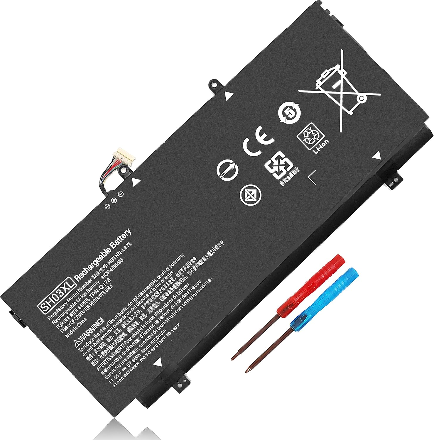 Genuine CN03XL battery for HP laptop