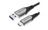 Durable Cotton Braided Vention USB-C Cable 1M