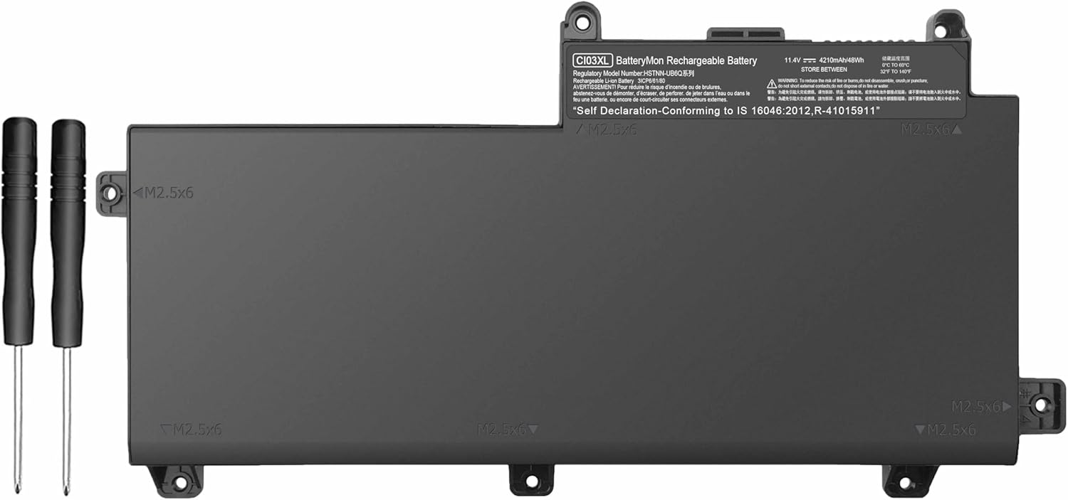 High-performance HP CI03XL 11.1V 48Wh battery pack