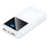 Slim White Vention 10,000mAh Power Bank for Fast Charging