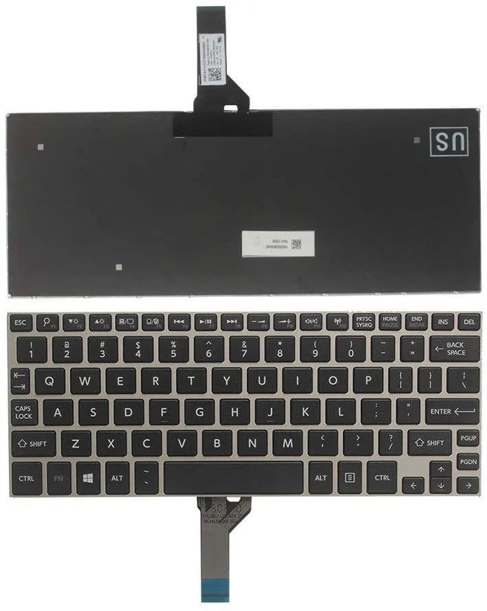 Original Toshiba Satellite NB15-A keyboard black US layout