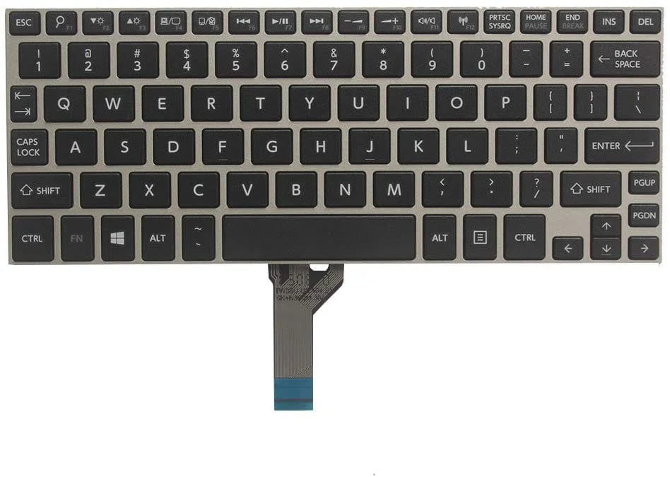 TechHaven Toshiba NB10-A NB15 keyboard with black keys