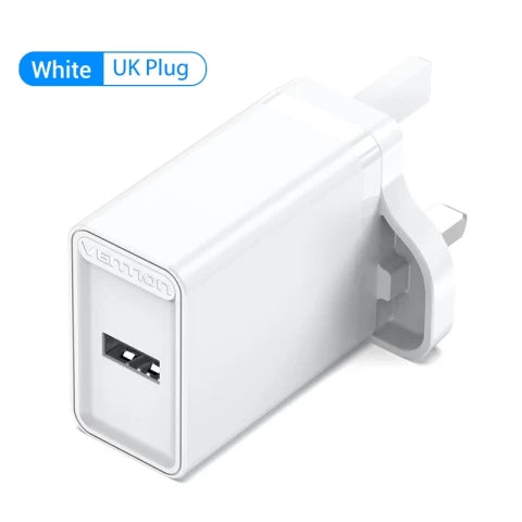 Ven FAAW0-UK 1-Port USB Wall Charger 12W White