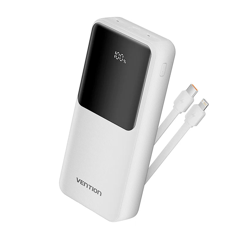 Vention 20,000mAh White Power Bank