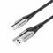 Vention CODHF Cotton Braided USB A to C 3A Cable 1M Gray