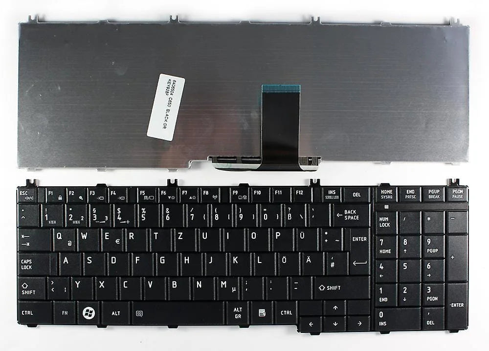 TechHaven black keyboard for Toshiba L755 C655 L675 laptop