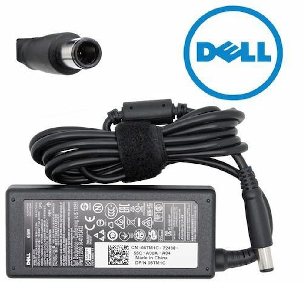 Dell big pin 65w 19.5v 3.33a 7.4mm x 5.0mm Charger