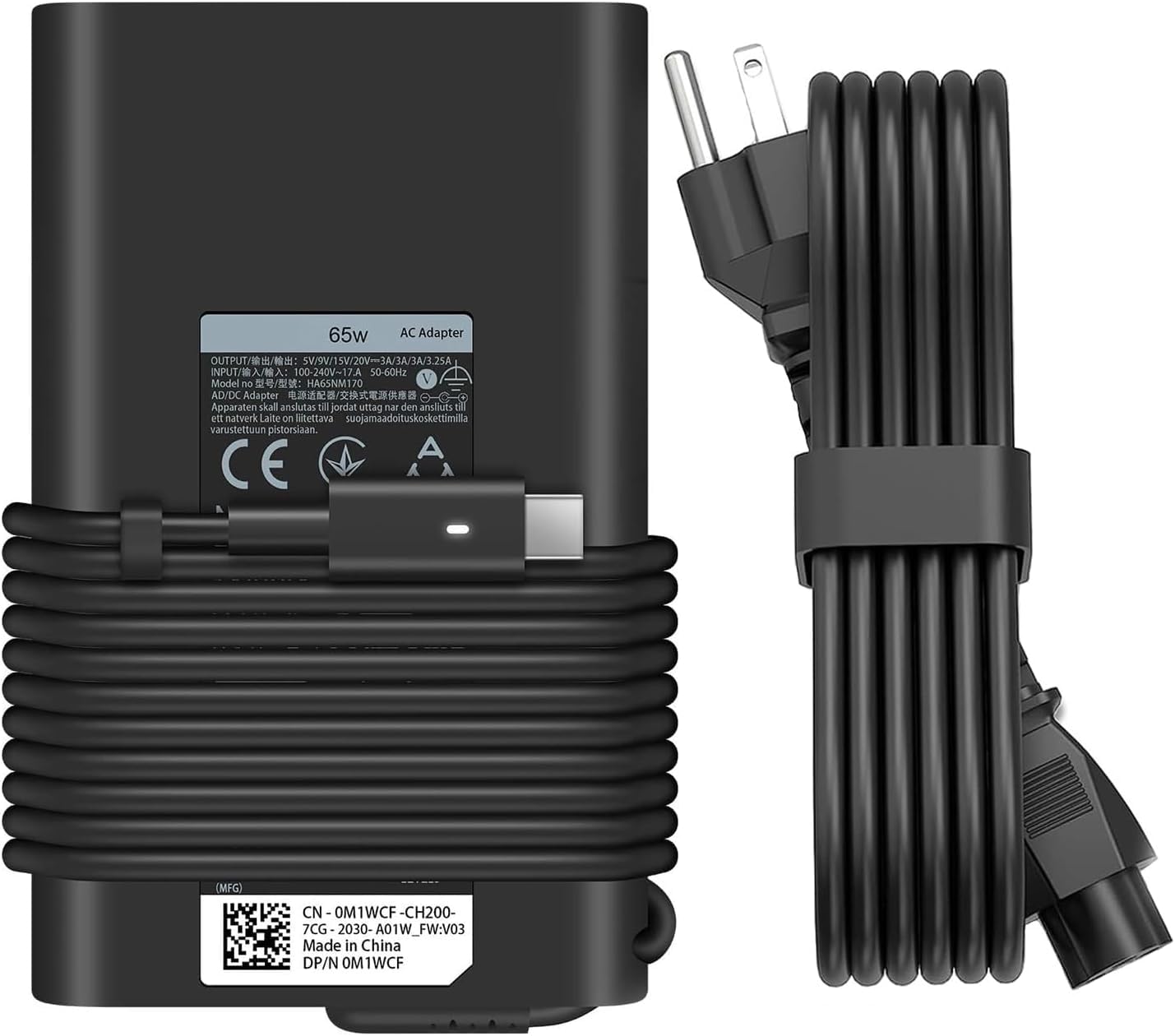 Original Dell USB Type C 65W 20V 3.25A Charger