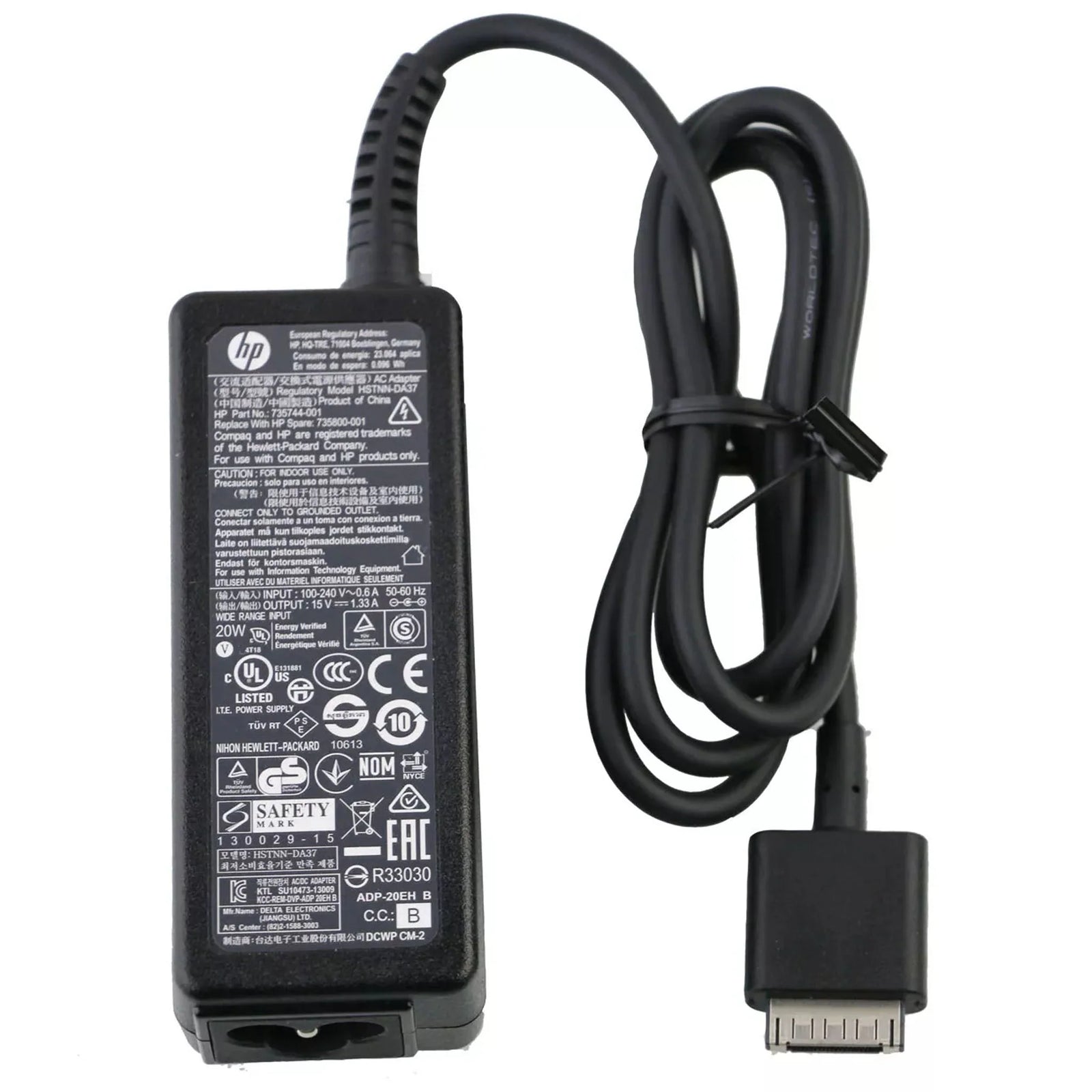 Original HP 20W rectangle tip charger