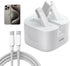 Original iphone 15 pro max 35W Adapter + 2m usb type c  to usb type c cable, 6 months warranty