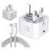 Original iphone 14 pro max 20W Adapter + 2m usb type c  to lightning cable, 6 months warranty