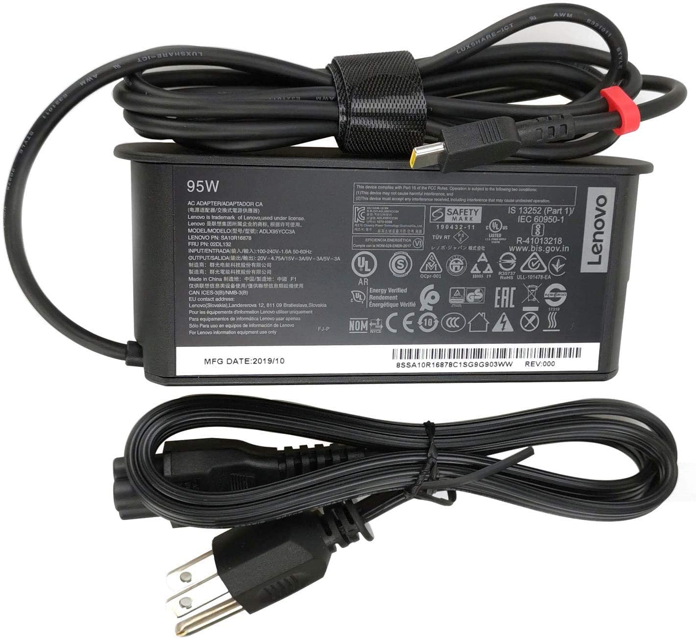 Original Lenovo 20V 3.25A 65W New Type C 65W Charger