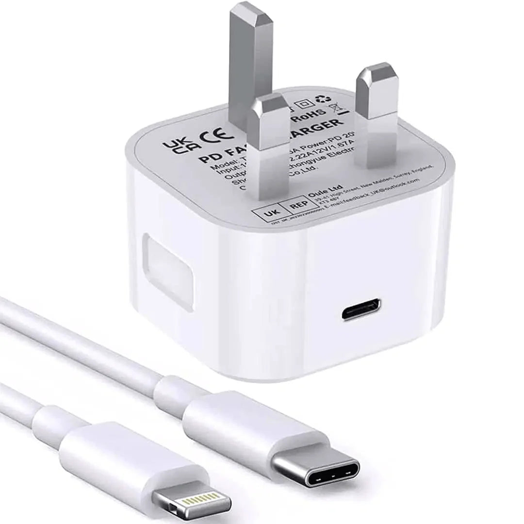 Original iphone 14 pro max 20W Adapter + 2m usb type c  to lightning cable, 6 months warranty